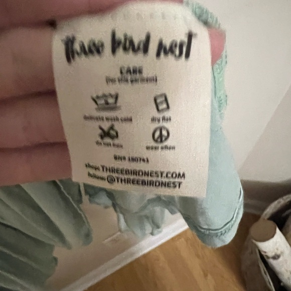 Three Bird Nest - Forever Beaty Maxi Skirt in Sage - Picture 3 of 5